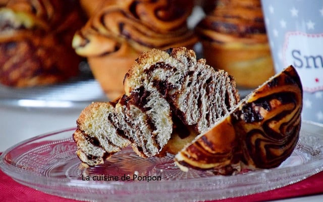 Brioche tourbillon de chocolat