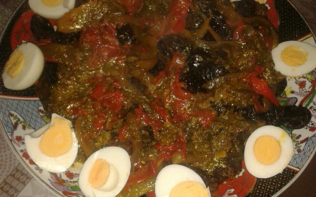 Tajine de bœuf safrané aux patates douces