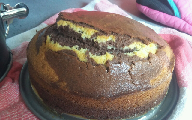 Cake marbré facile