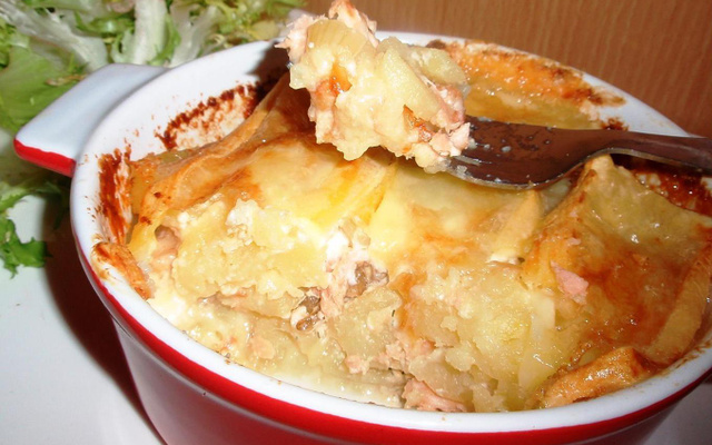 Tartiflette aux saumons