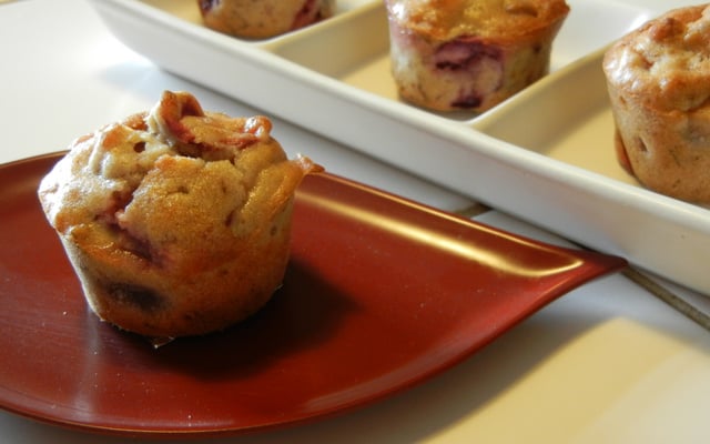 Cake aux cerises et noix