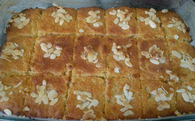 Basboussa à la noix de coco!