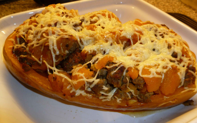 Courge Butternut farcie