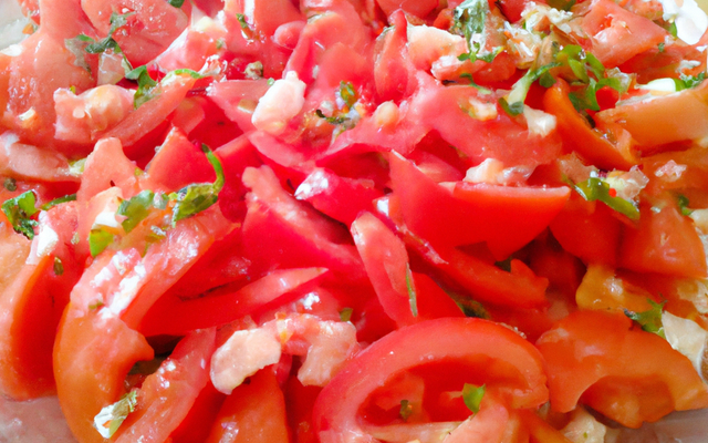 Salade de tomate façon Malgache