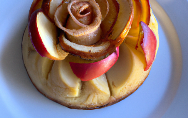 Charlotte aux pommes à la crème fleurette et manzana