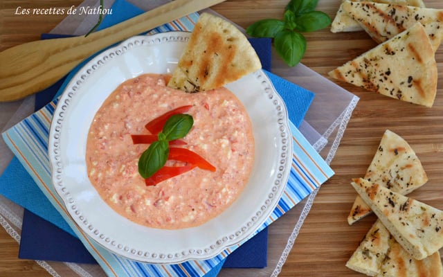 Ktipiti - Sauce dip poivrons et feta