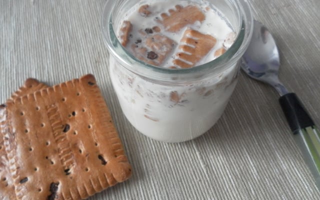 Yaourts maison aux biscuits