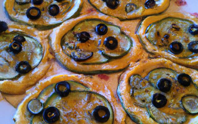 Galettes de courgettes aux olives