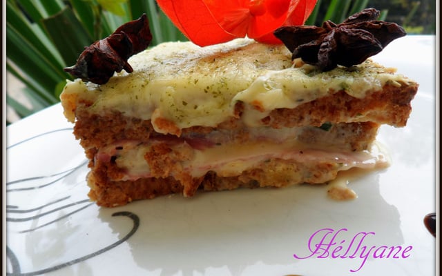 Croque jambon au morbier, recette super rapide et délicieuse