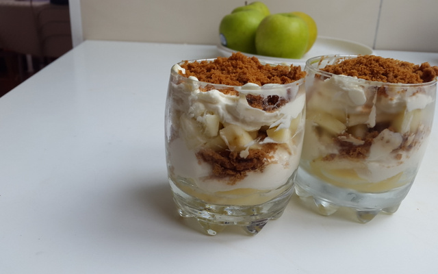 Tiramisu pomme verte