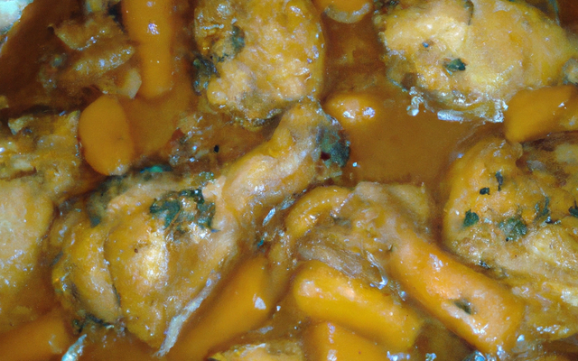 Poulet mariné à la marocaine