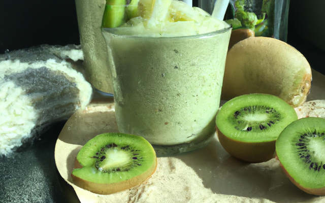 Smoothie pommes kiwis