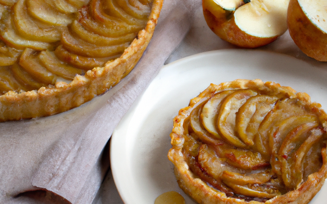 Tarte sablée aux pommes acidulées