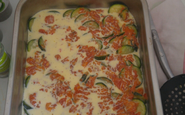 Gratin de courgettes (allégé)