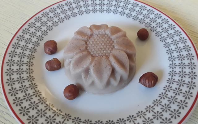 Flan à la noisette sans lactose