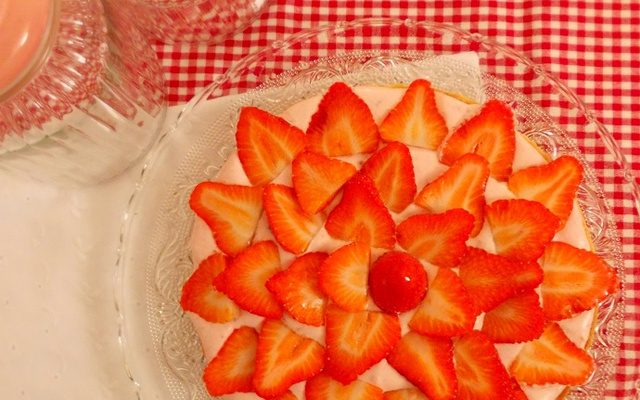 Tarte chantilly à la fraise
