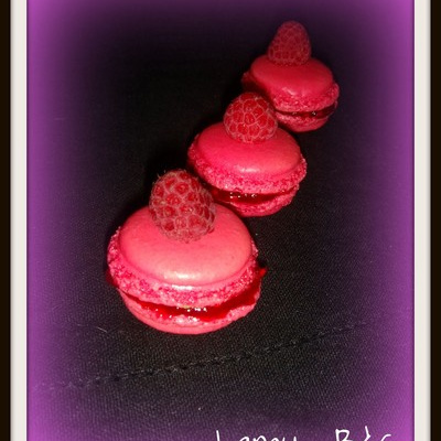 Macarons framboise