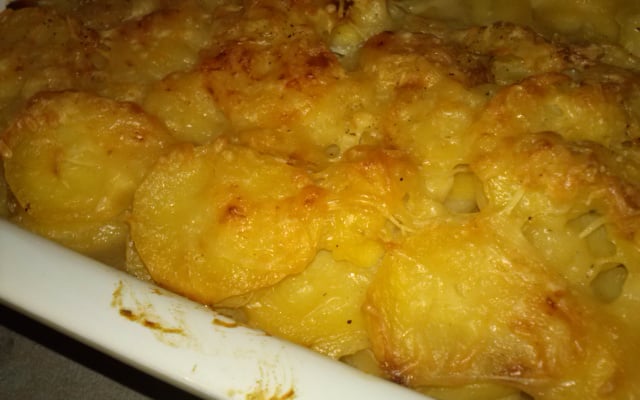 Gratin dauphinois fondant à l'ail émincé