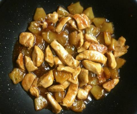 Poulet à l'ananas économique