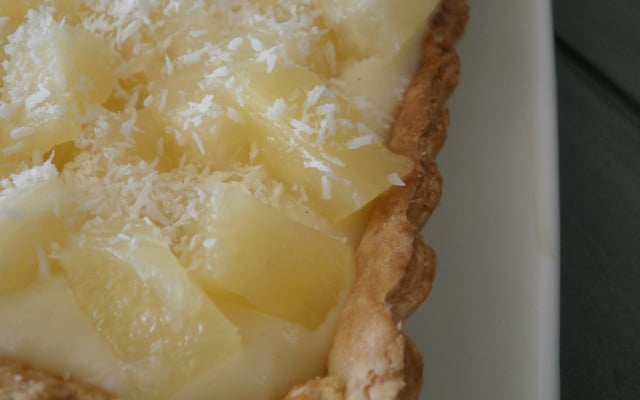 Tarte piña colada