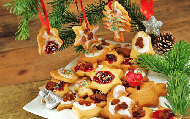 Biscuits de Noël à la confiture