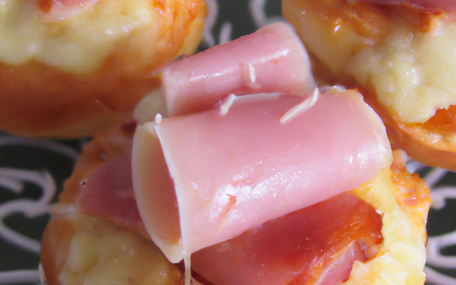 Mini croque jambon fromage