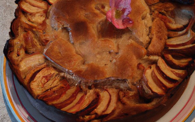Gâteau au pommes improvisé