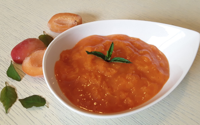 Compote d'abricots au miel au thermomix