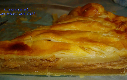 Galette poire caramel