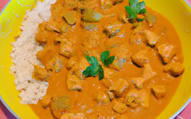 Curry doux au poulet