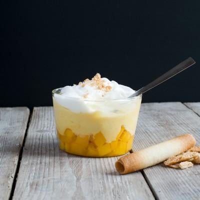 Mousse onctueuse de mangue