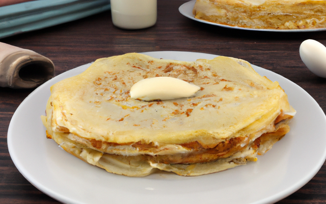 Pâte à crêpes à la crème fraîche