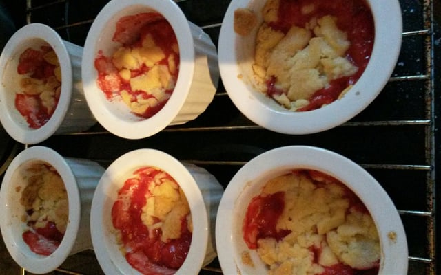 Crumble aux fraises