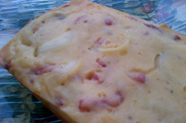 Cake au yaourt et bacon