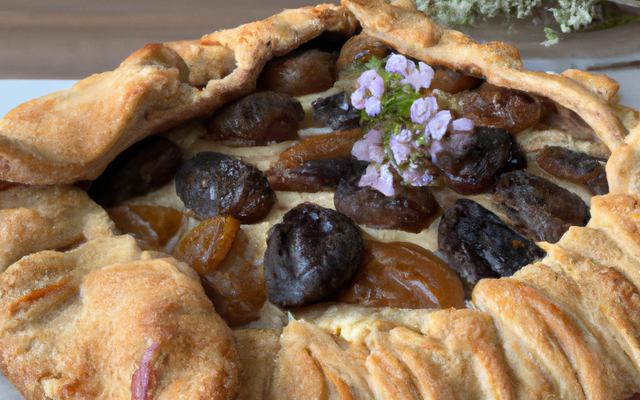 Galette de Pâques aux pruneaux