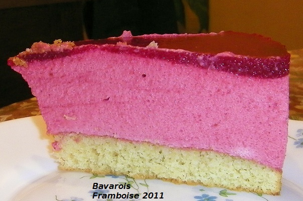 Bavarois framboise