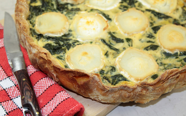 Quiche épinard chèvre