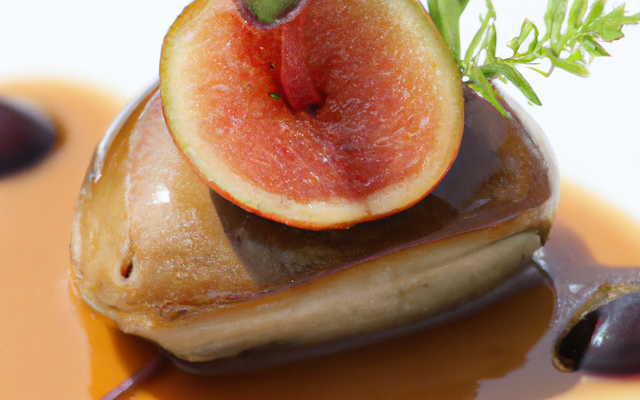 Foie gras en habit de bal et ses fruits d'été