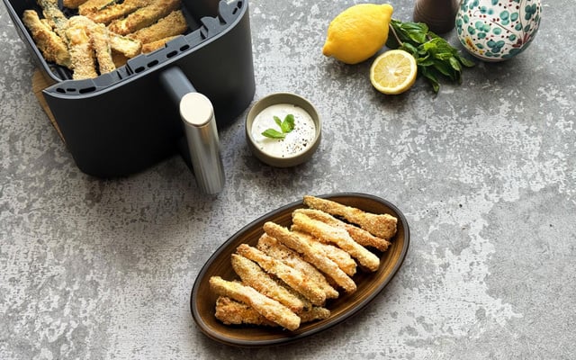 Frites de courgette au Air fryer