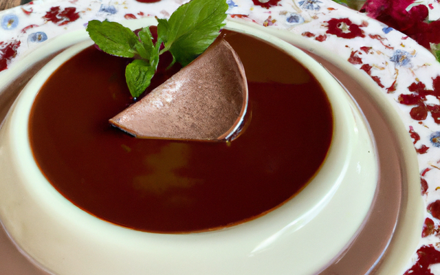 Panna cotta au chocolat