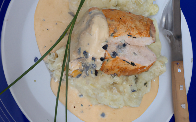 Filet de lotte sauce roquefort