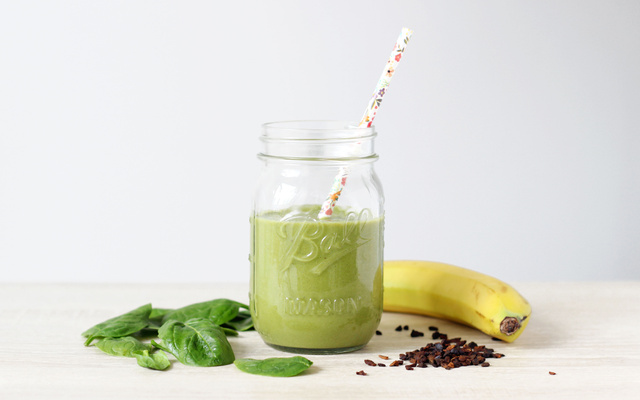 Green smoothie à la chicorée