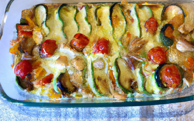 Gratin de légumes cuits