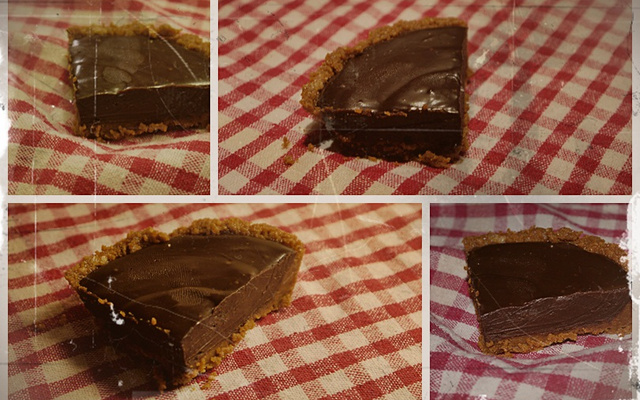 Tarte au chocolat sans cuisson