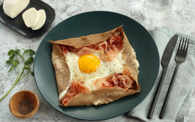 Galette de sarrasin à l'italienne