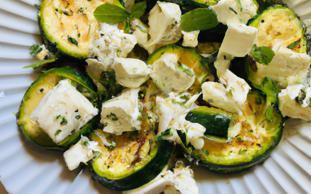 Salade de courgettes à la feta