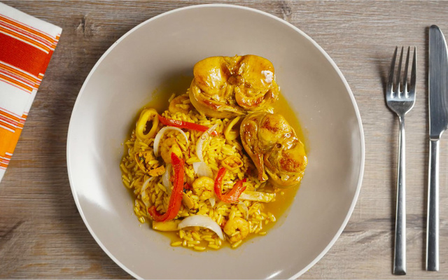 Lapin façon paëlla