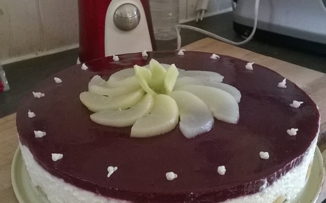 Délice pêches et mascarpone