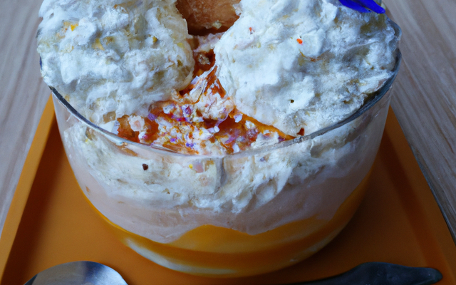 Île flottante gourmande et crème anglaise