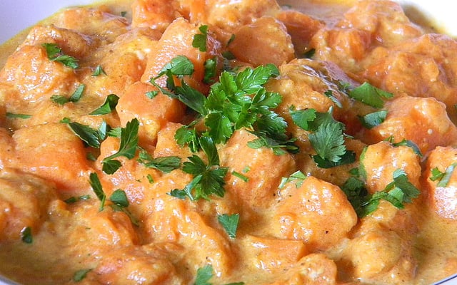 Courge au curry